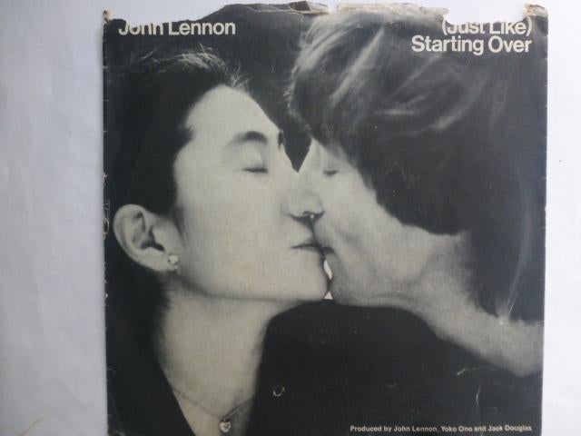 John Lennon. Starting over. / Yoko Ono. Kiss kiss kiss., Cd's en Dvd's, Vinyl Singles, Gebruikt, 7 inch, Single, Ophalen of Verzenden