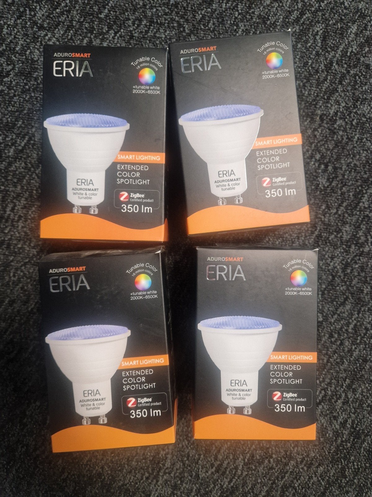 AduroSmart ERIA Zigbee GU10 Color Spots - 4 stuks, Overige merken, GU10, Meerkleurig, Ophalen of Verzenden