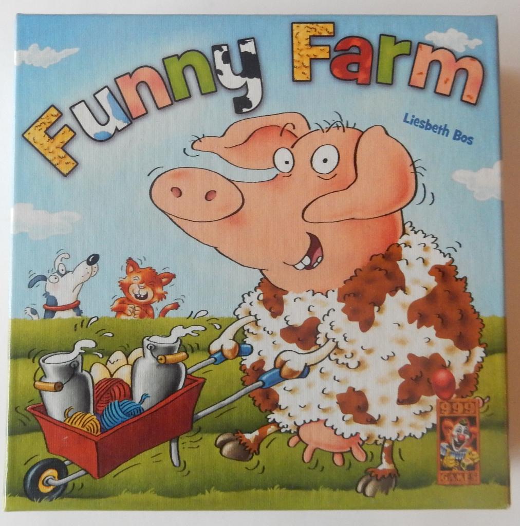 Funny Farm - 999 Games, Hobby en Vrije tijd, Gezelschapsspellen | Overige, Vijf spelers of meer, Ophalen of Verzenden, Zo goed als nieuw