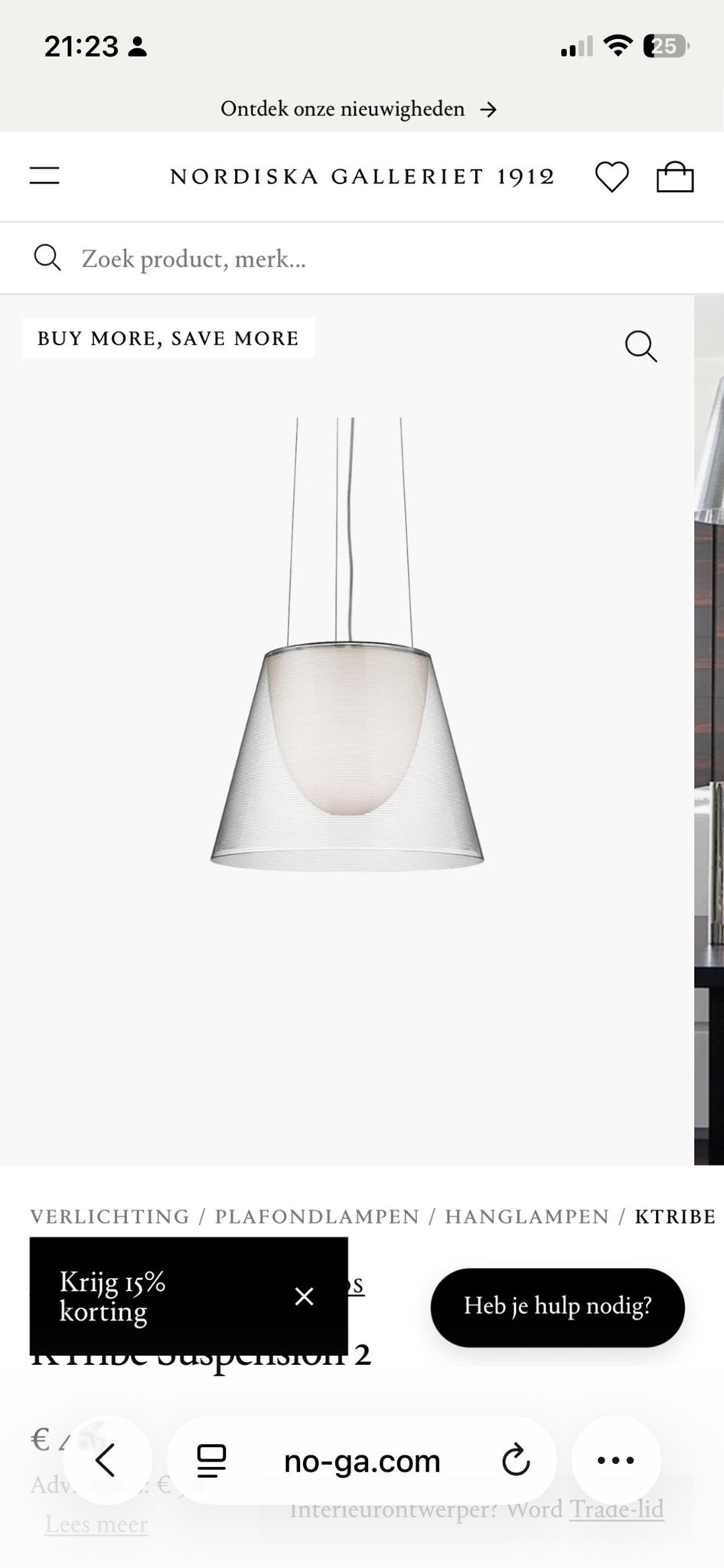 Unieke Philippe Starck Hanglamp - Vintage & Stijlvol, Ophalen, Gebruikt, Kunststof, E27 (groot)