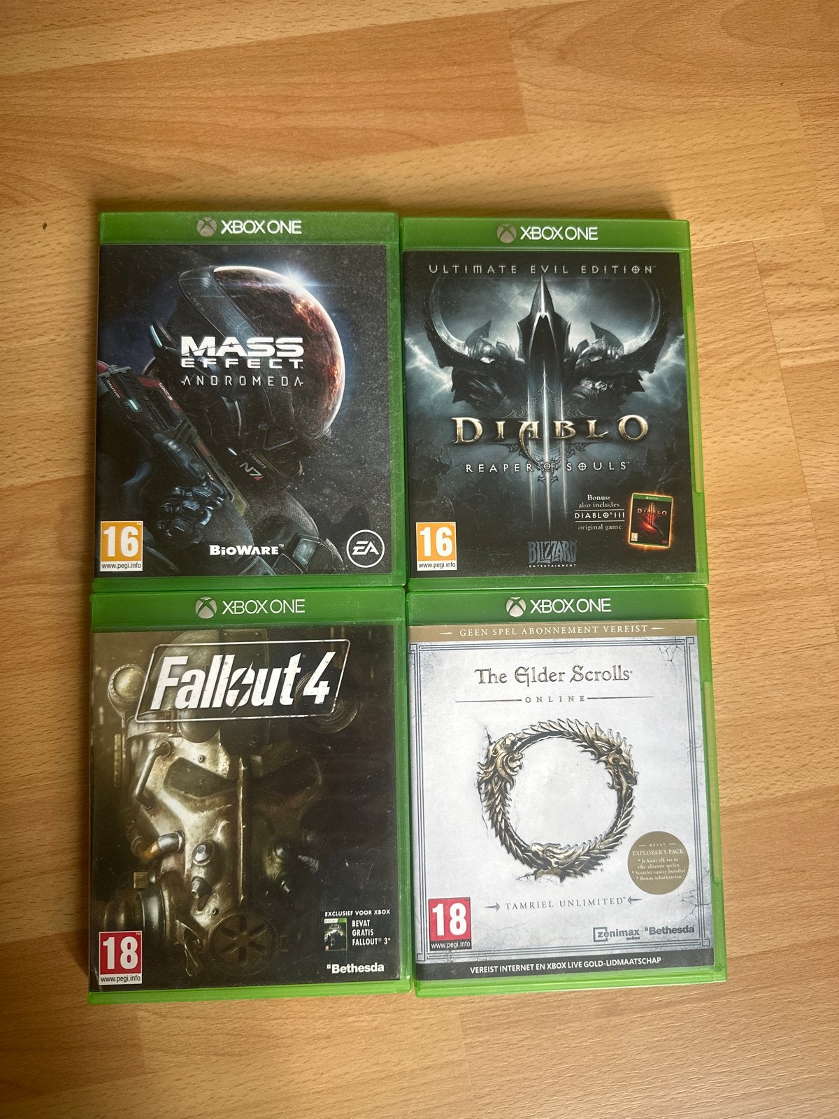 Xbox One Games: Mass Effect, Diablo, Fallout 4, Elder Scroll, Online, Vanaf 18 jaar, 1 speler, Ophalen of Verzenden