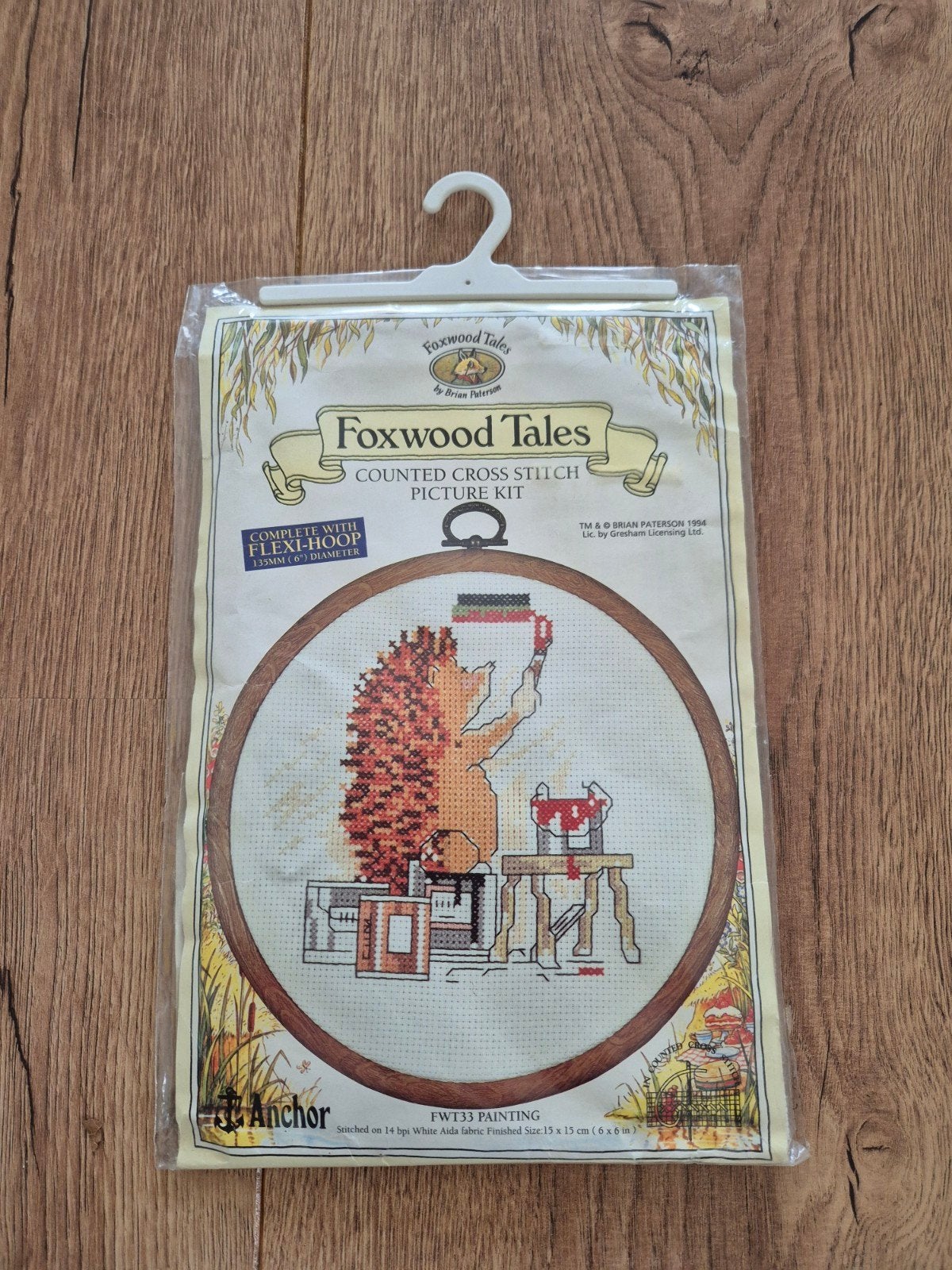 Borduurpakket egeltje, Ophalen of Verzenden, Zo goed als nieuw, Handborduren, Borduurpakket