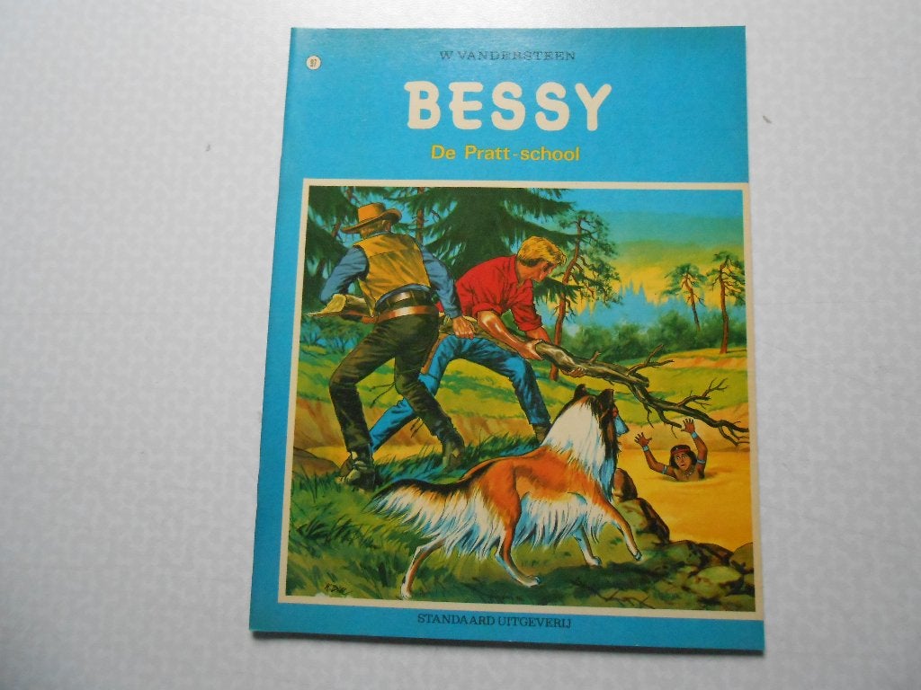Bessy 97 De Pratt-school 1972 1 ste druk., Willy Vandersteen, Eén stripboek, Nieuw, Ophalen of Verzenden