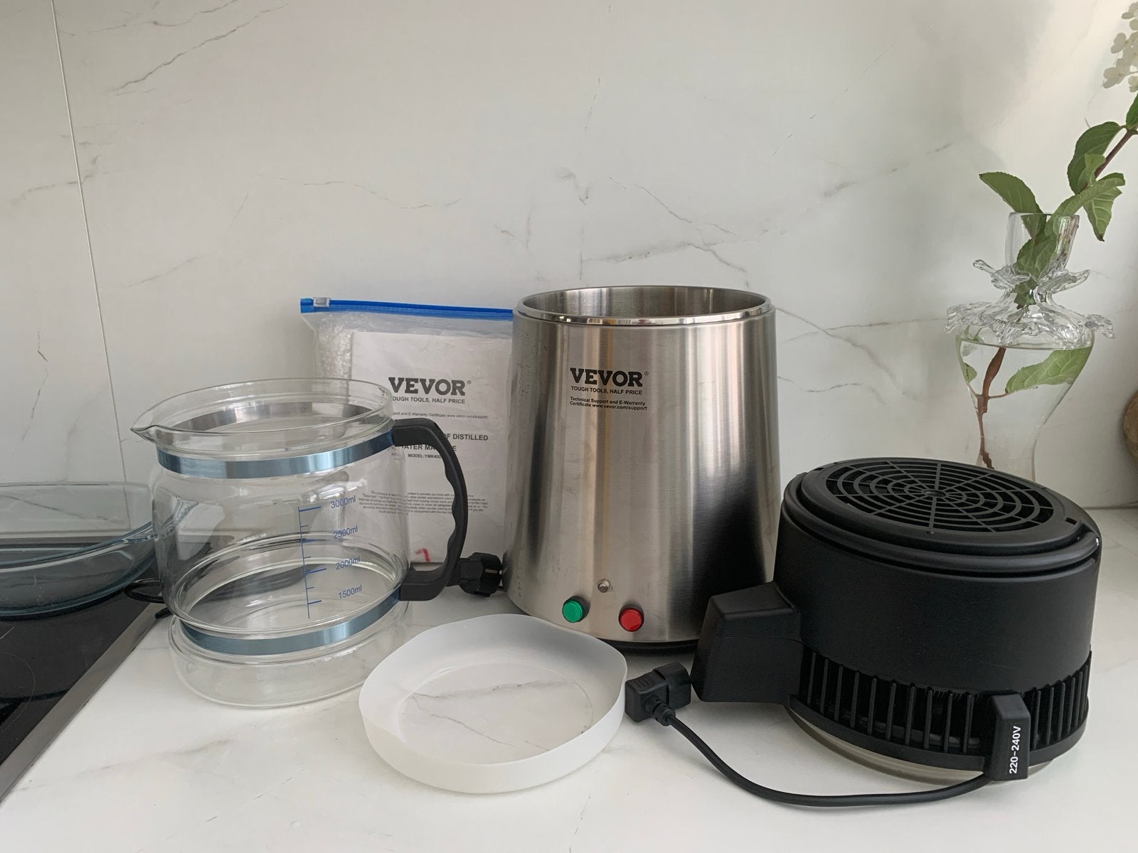 Vevor Water Distilleerapparaat - Zo goed als nieuw, Ophalen of Verzenden, Zo goed als nieuw