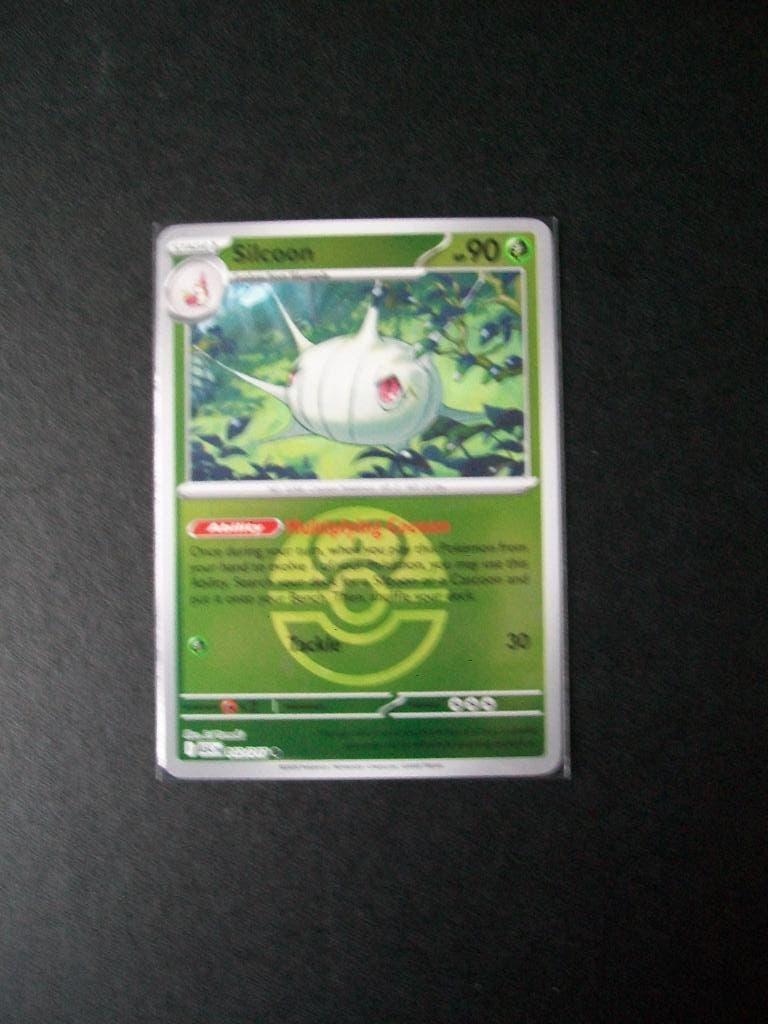 2293. Nieuwe Pokemon Kaart Holofoil SILCOON HP 90 (012/217), Verzenden, Nieuw, Losse kaart, Foil