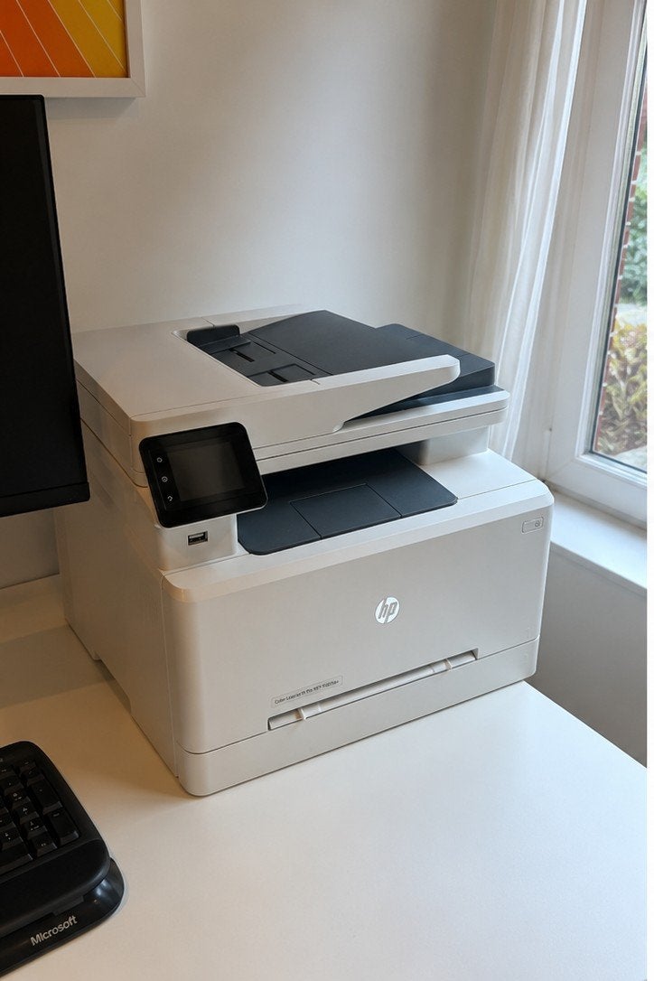 HP Color LaserJet Pro MFP M281fdw All-in-One Printer, Ophalen, All-in-one, Draadloos, Zo goed als nieuw