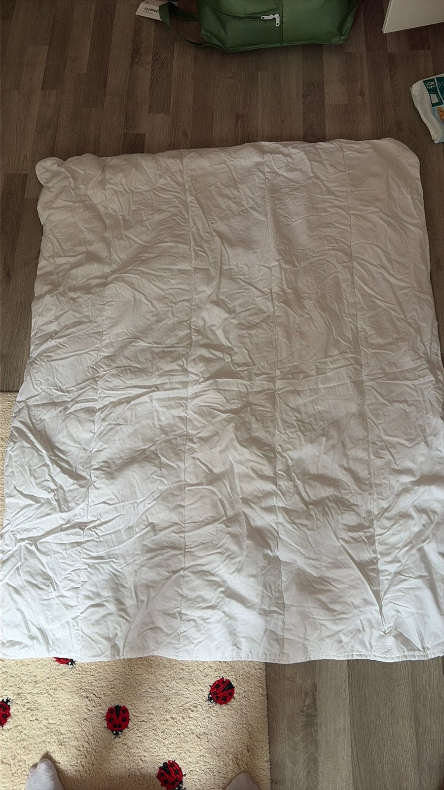 Peuter dekbed 120x150, Ophalen, Gebruikt, Jongetje of Meisje, Wit