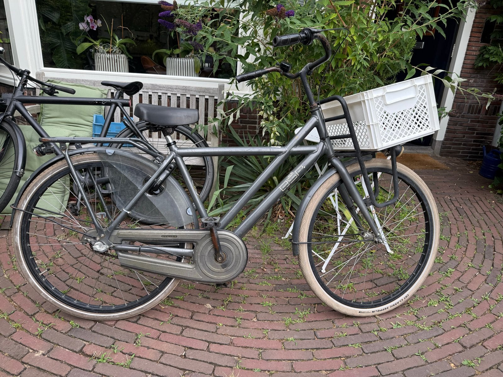 ESP Transportfiets met krat 28 inch, kleine maat - Gebruikt, Ophalen, Gebruikt