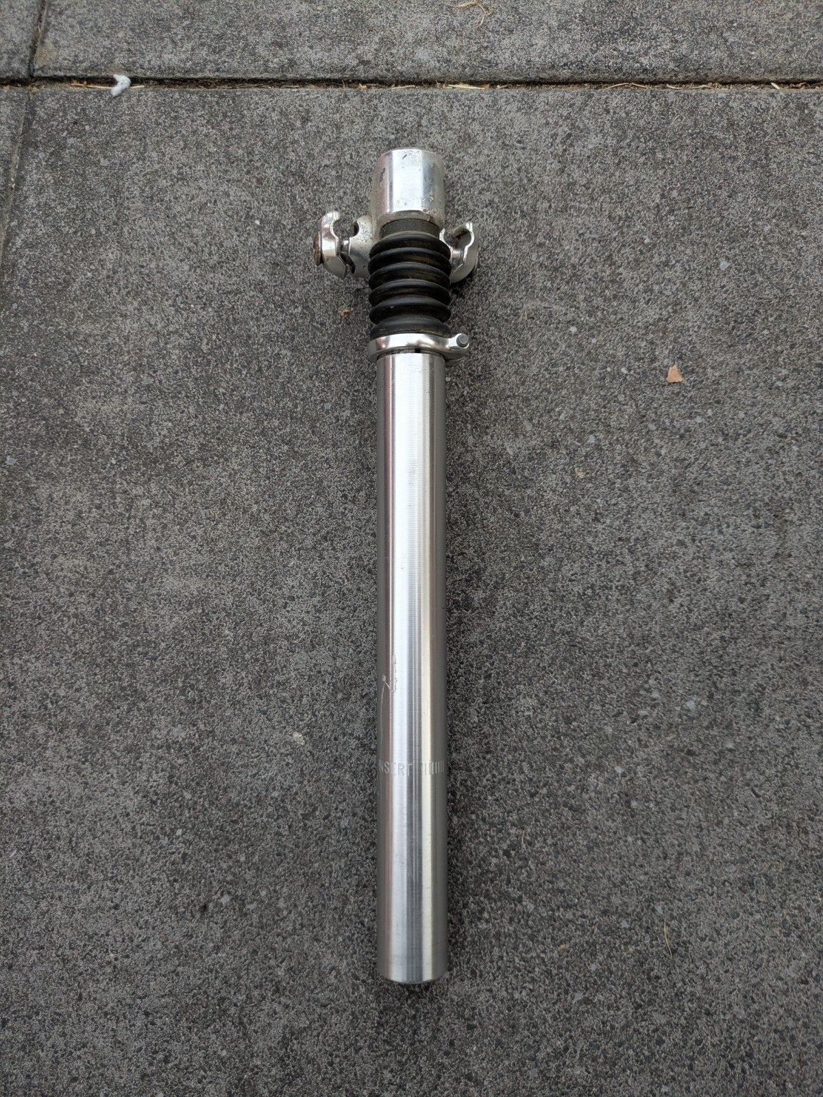 Zadelpen met vering 27.2mm - Gebruikt, Gebruikt, Onbekend, Ophalen of Verzenden, Racefiets