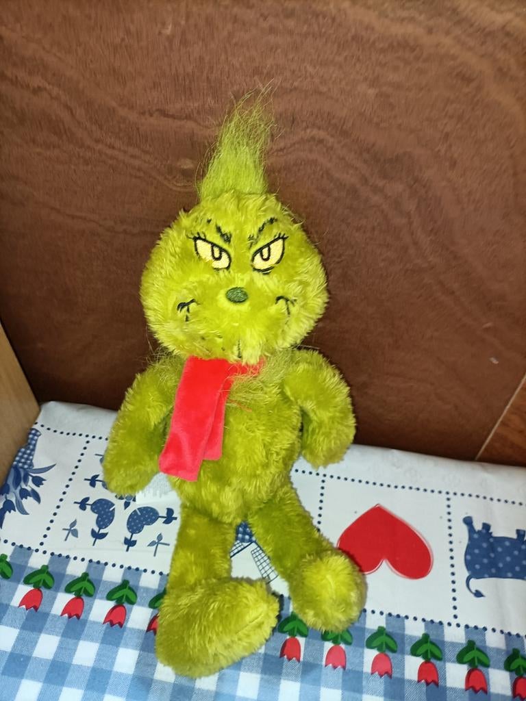 The Grinch knuffel 30 cm groot, Kinderen en Baby's, Ophalen of Verzenden, Zo goed als nieuw, Overige typen