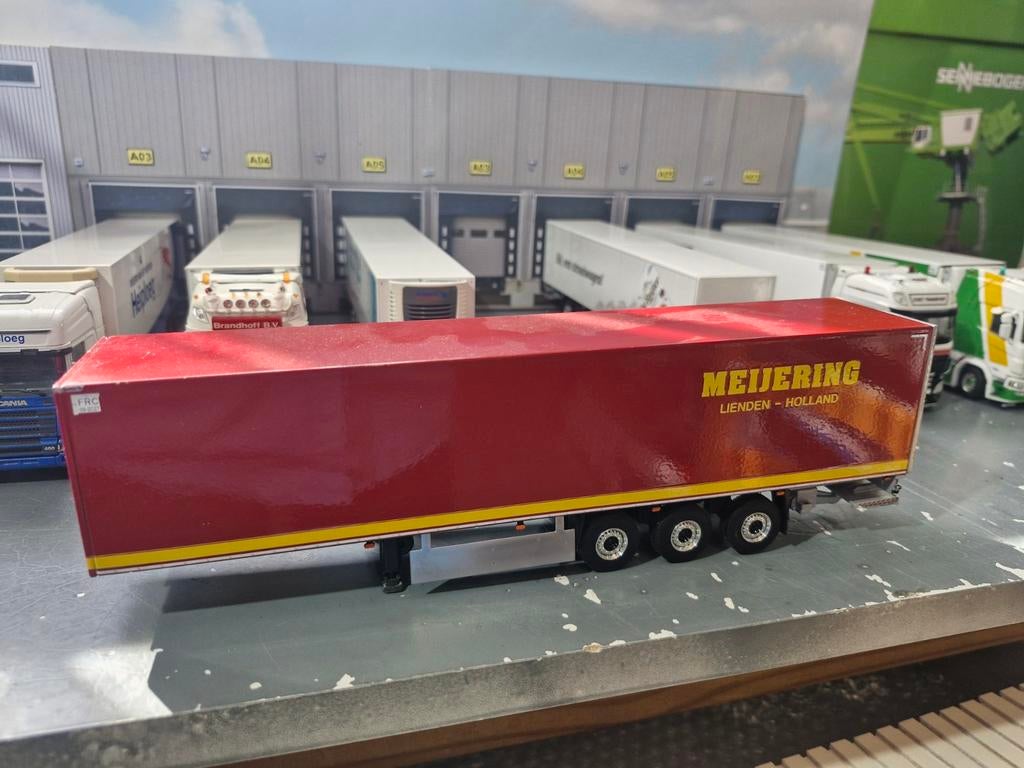 Kastentrailer wsi van MEIJERING, Ophalen of Verzenden, Zo goed als nieuw, Bus of Vrachtwagen, Wsi