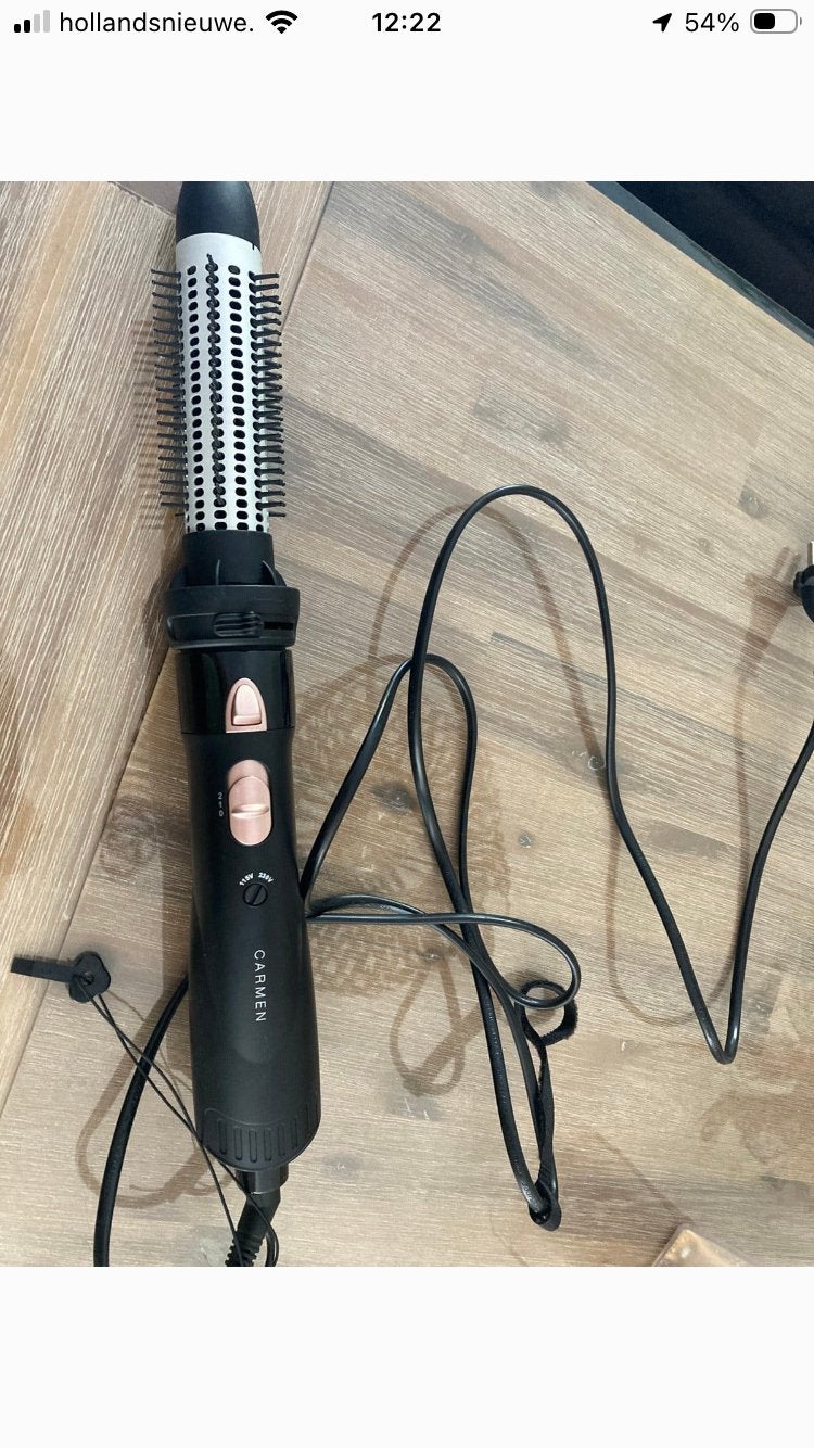 Krulfohn borstel carmen dual voltage zgan!, Sieraden, Tassen en Uiterlijk, Uiterlijk | Haarverzorging, Ophalen of Verzenden, Zo goed als nieuw
