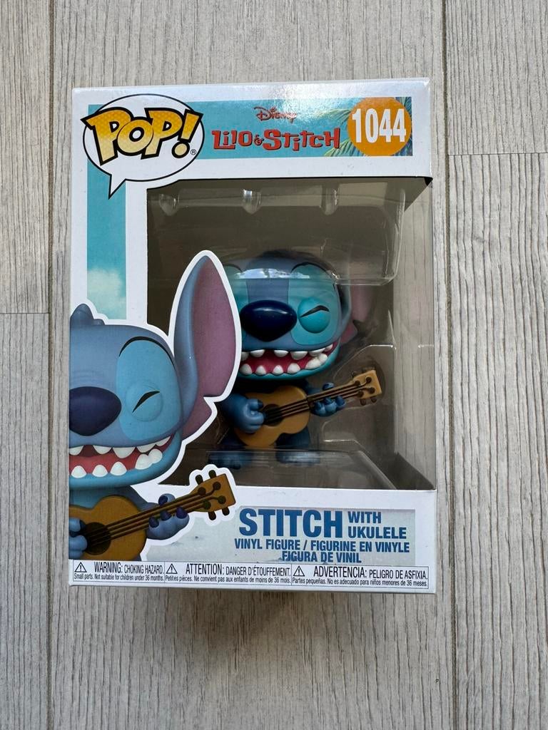 Funko pop Stitch with ukulele 1044, Ophalen of Verzenden, Zo goed als nieuw
