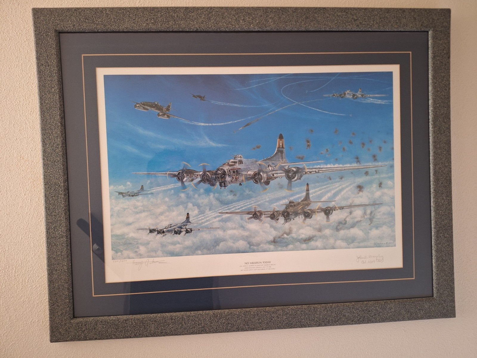 Schilderij print 'No Milkrun Today' door H. Godines, Ophalen, Gesigneerd, Print, Overige onderwerpen