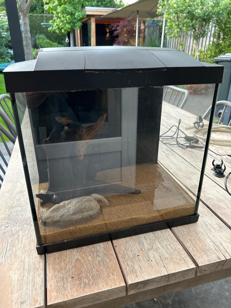 Aquarium superfish 25L compleet, Dieren en Toebehoren, Ophalen, Zo goed als nieuw, Leeg aquarium