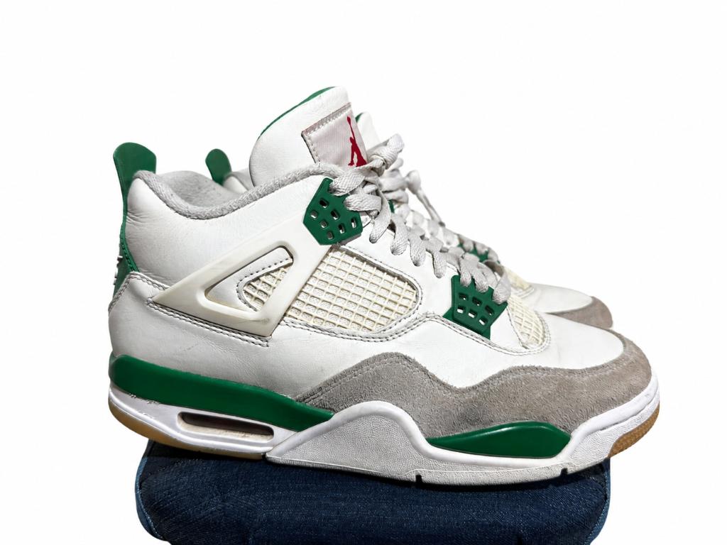 Nike SB Jordan 4 Green Nette staat, Kleding | Heren, Schoenen, Gedragen, Sneakers of Gympen, Wit, Ophalen of Verzenden
