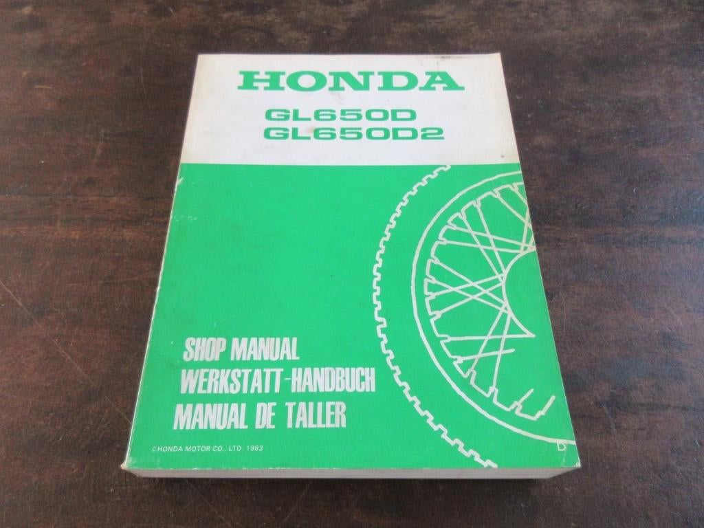 Honda GL650D GL650D2 werkplaatshandboek manual, Ophalen of Verzenden, Honda
