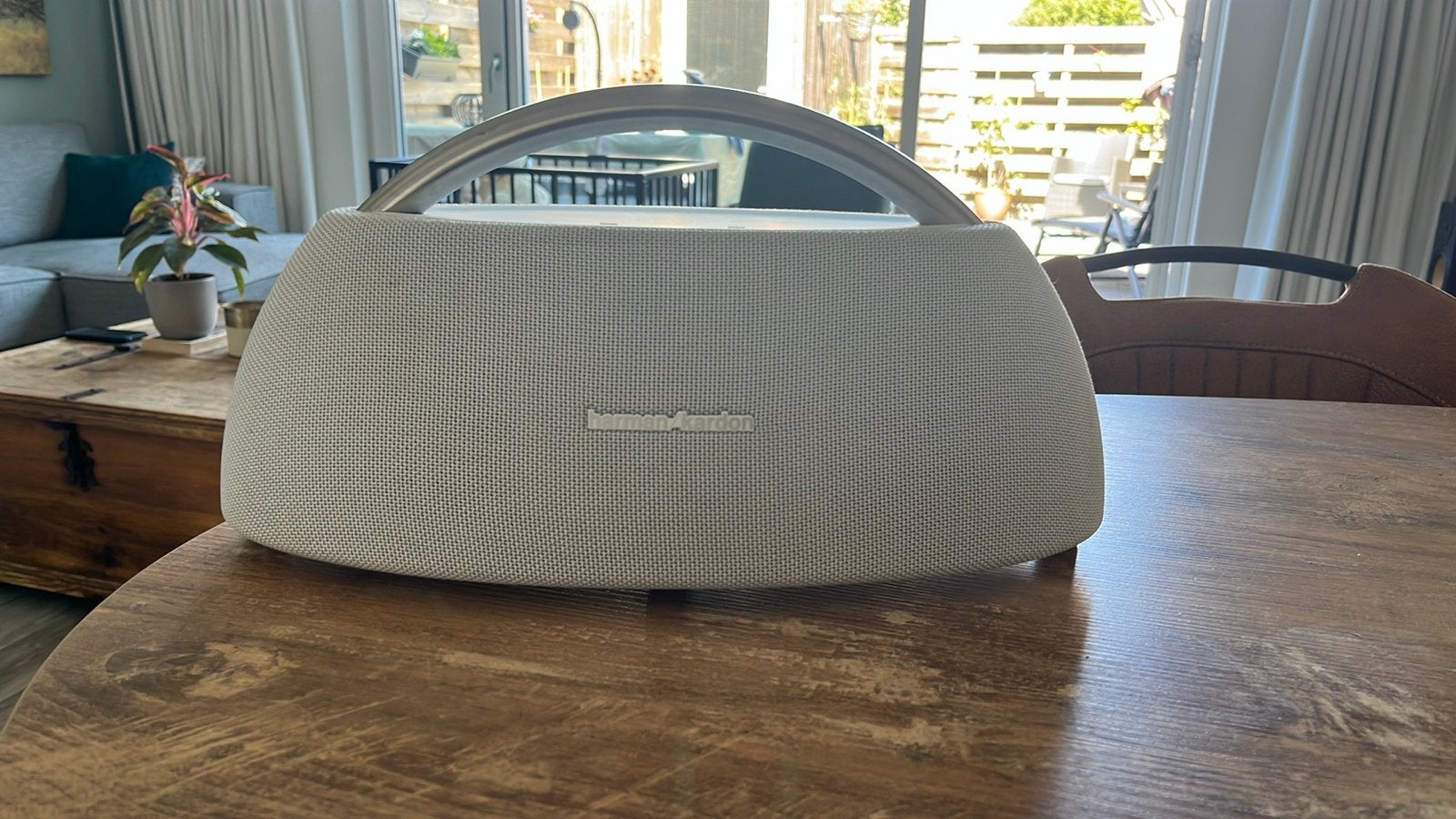 Harman Kardon Go + Play Bluetooth Speaker - deels defect, Audio, Tv en Foto, Luidsprekers, Ophalen, Gebruikt, Inclusief kabels