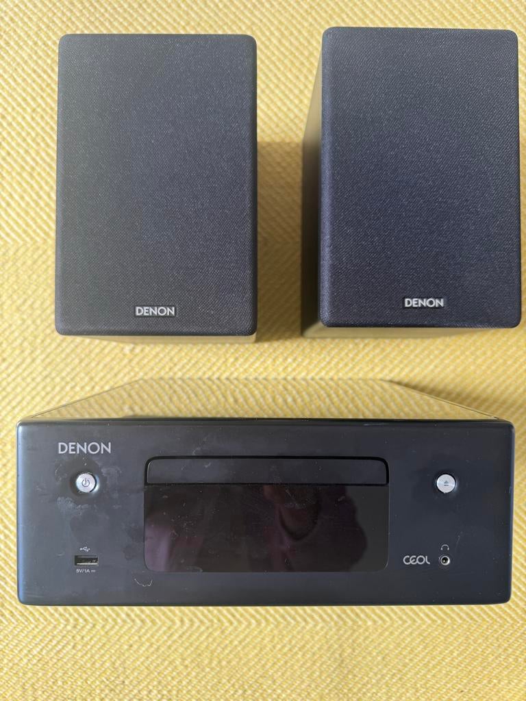 Denon CEOL stereo set met speakers – goede geluidskwaliteit, Gebruikt, Denon, Ophalen of Verzenden, Microset