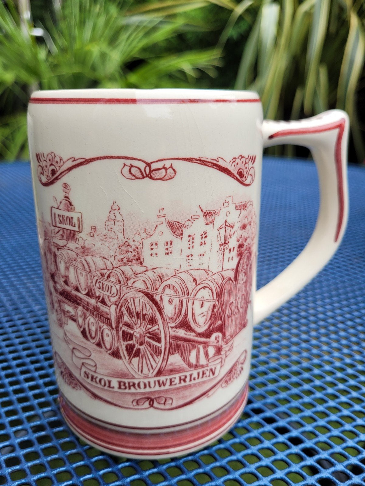 Vintage Skol Bierpul - 't Delftsche Huys Delft Red, Ophalen of Verzenden