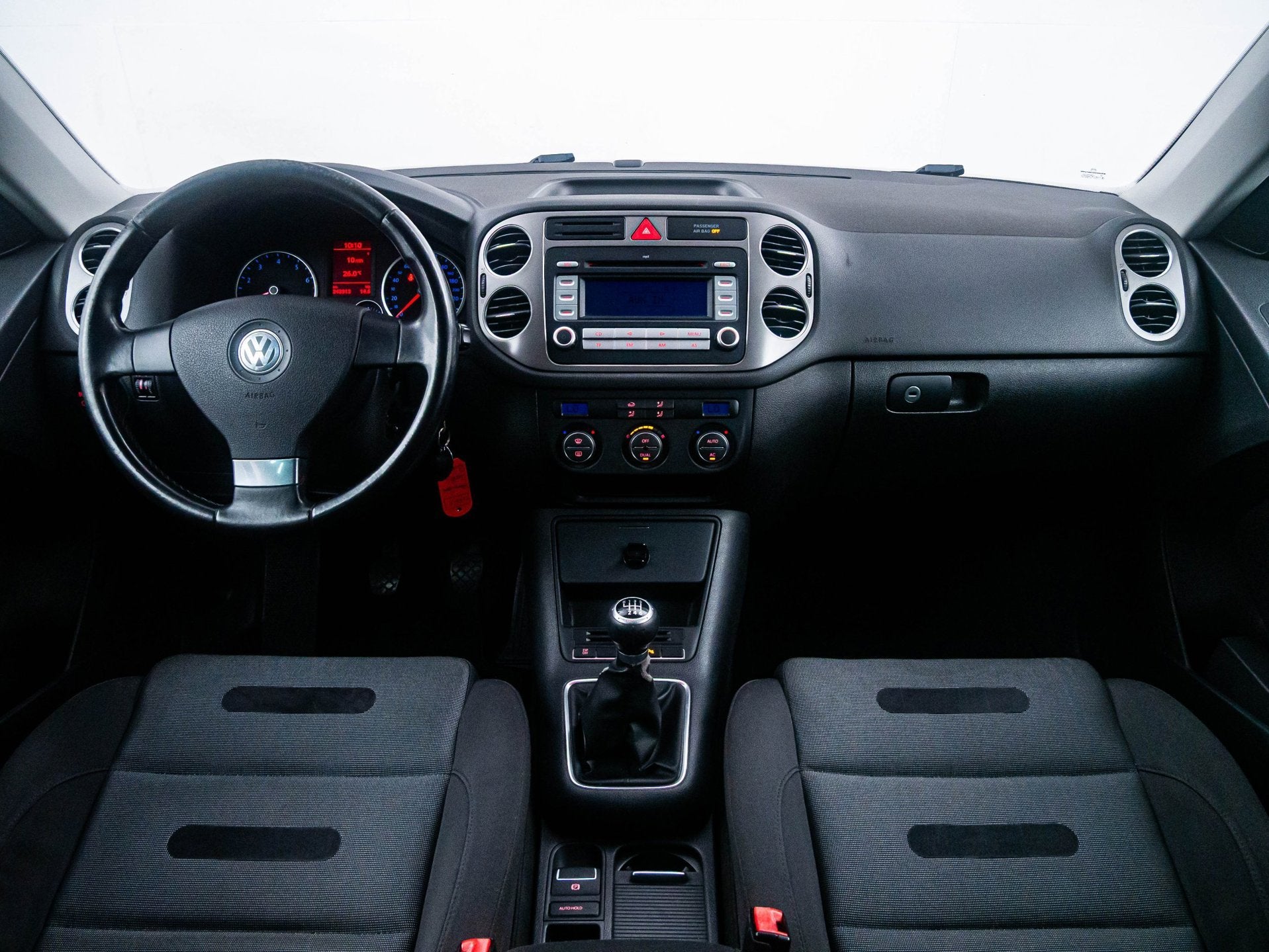 Volkswagen Tiguan 1.4 TSI Sport&Style 4Motion Clima|cruise!, Stof, Gebruikt, Zwart, 4 cilinders