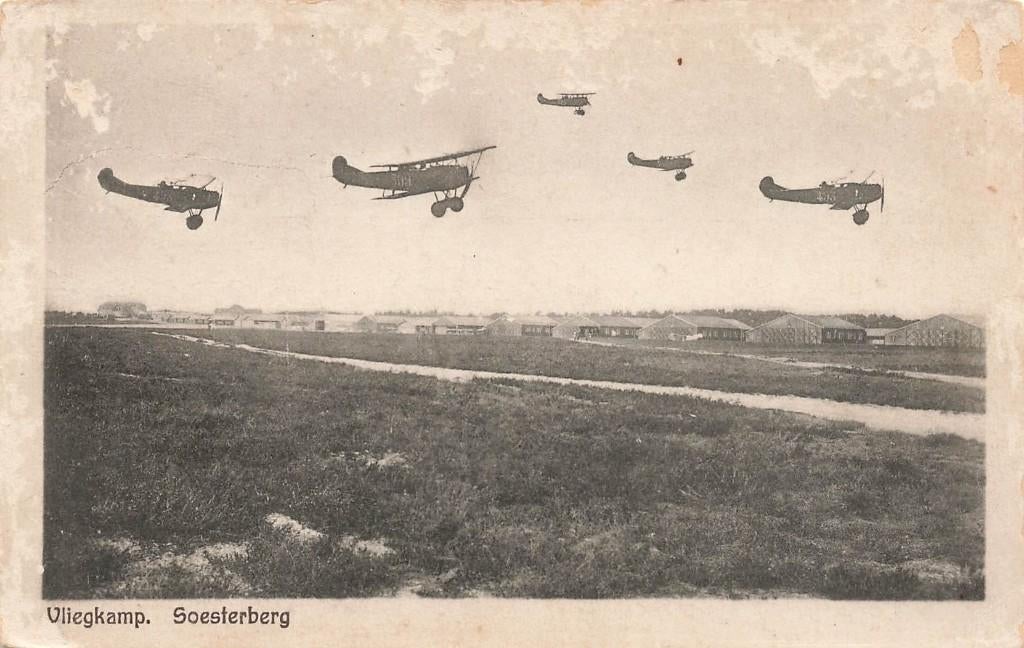 Soesterberg, Vliegkamp, Ophalen of Verzenden, 1920 tot 1940, Ongelopen, Utrecht