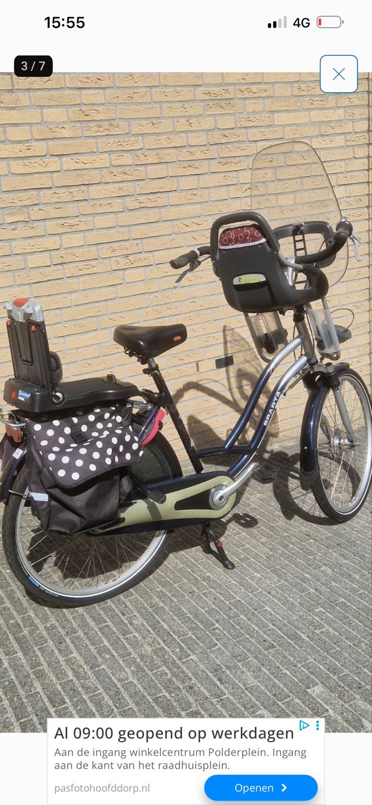 Sparta Amazone Moederfiets, Fietsen en Brommers, Fietsen | Dames | Damesfietsen, Sparta, Gebruikt, Versnellingen, 56 cm of meer