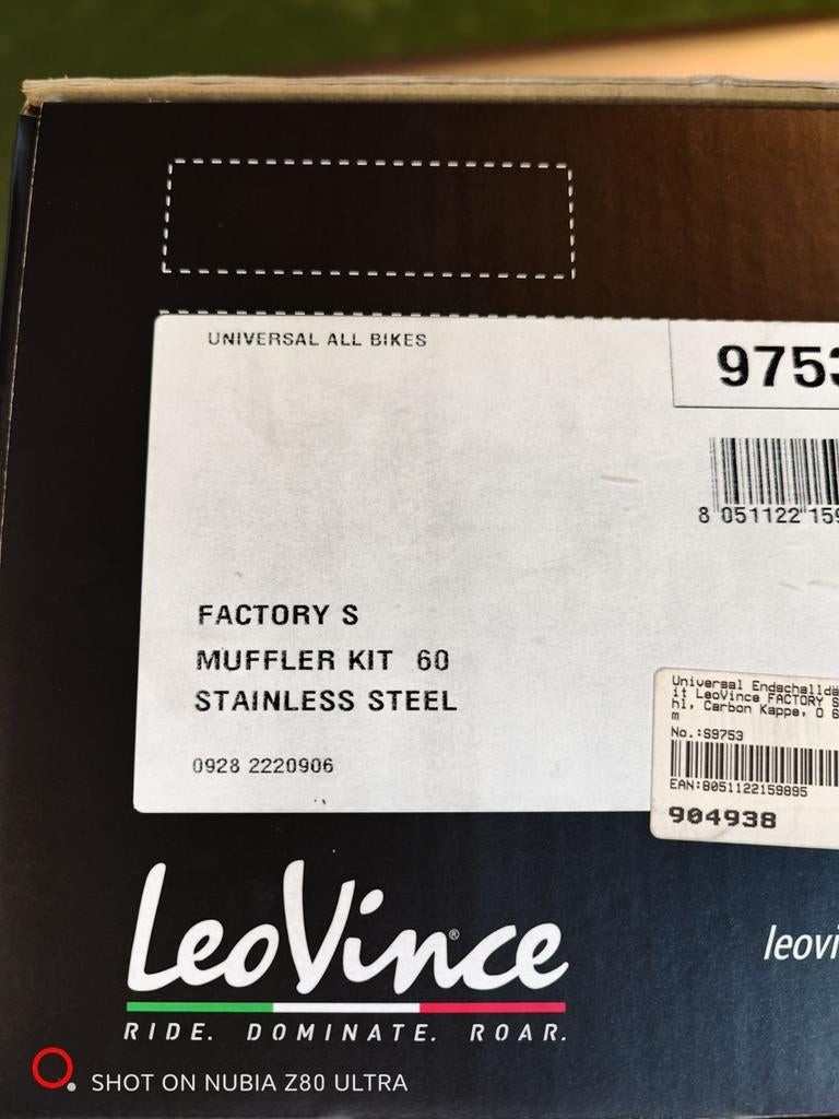 LeoVince Factory S Uitlaatdemper, Motoren, Ophalen of Verzenden, Gebruikt