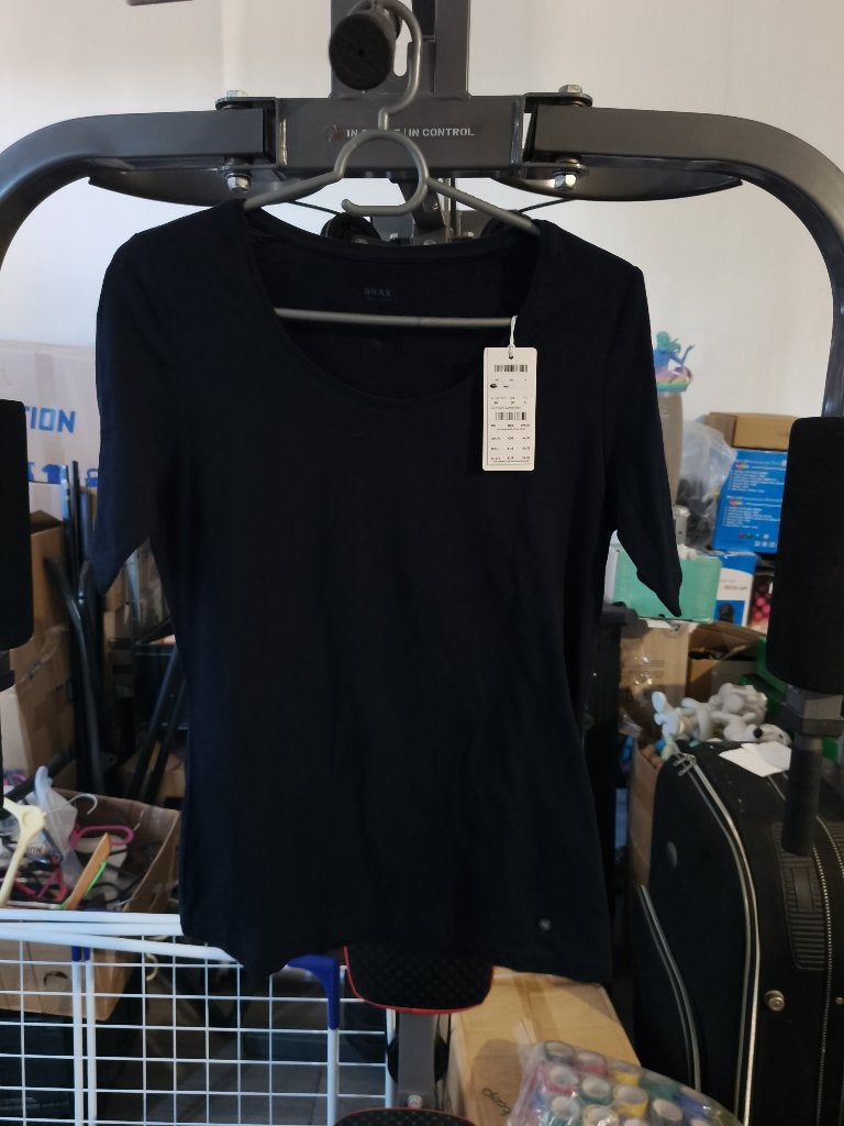 Nieuw met kaartje! Brax Style Cora T-shirt – Donkerblauw, Kleding | Dames, Blauw, Nieuw, Korte mouw, Maat 36 (S)