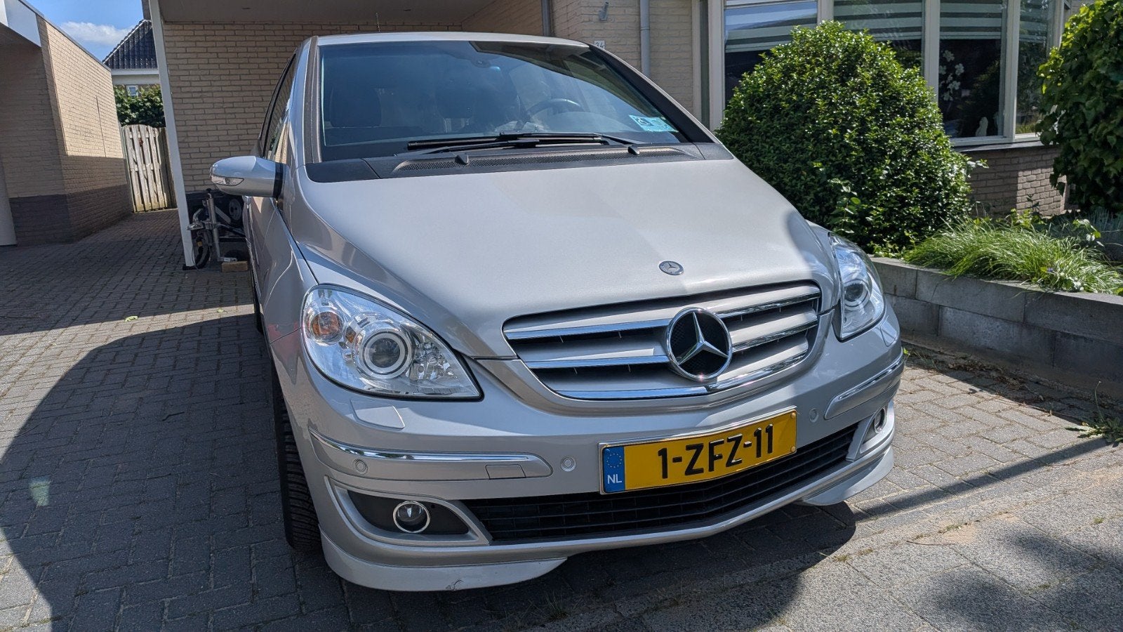 Mercedes-Benz B-Klasse 2.0 CDI B200 5DRS CVT 2006 zilver AMG, Auto's, Mercedes-Benz, 1370 kg, Bedrijf, Diesel, Grijs