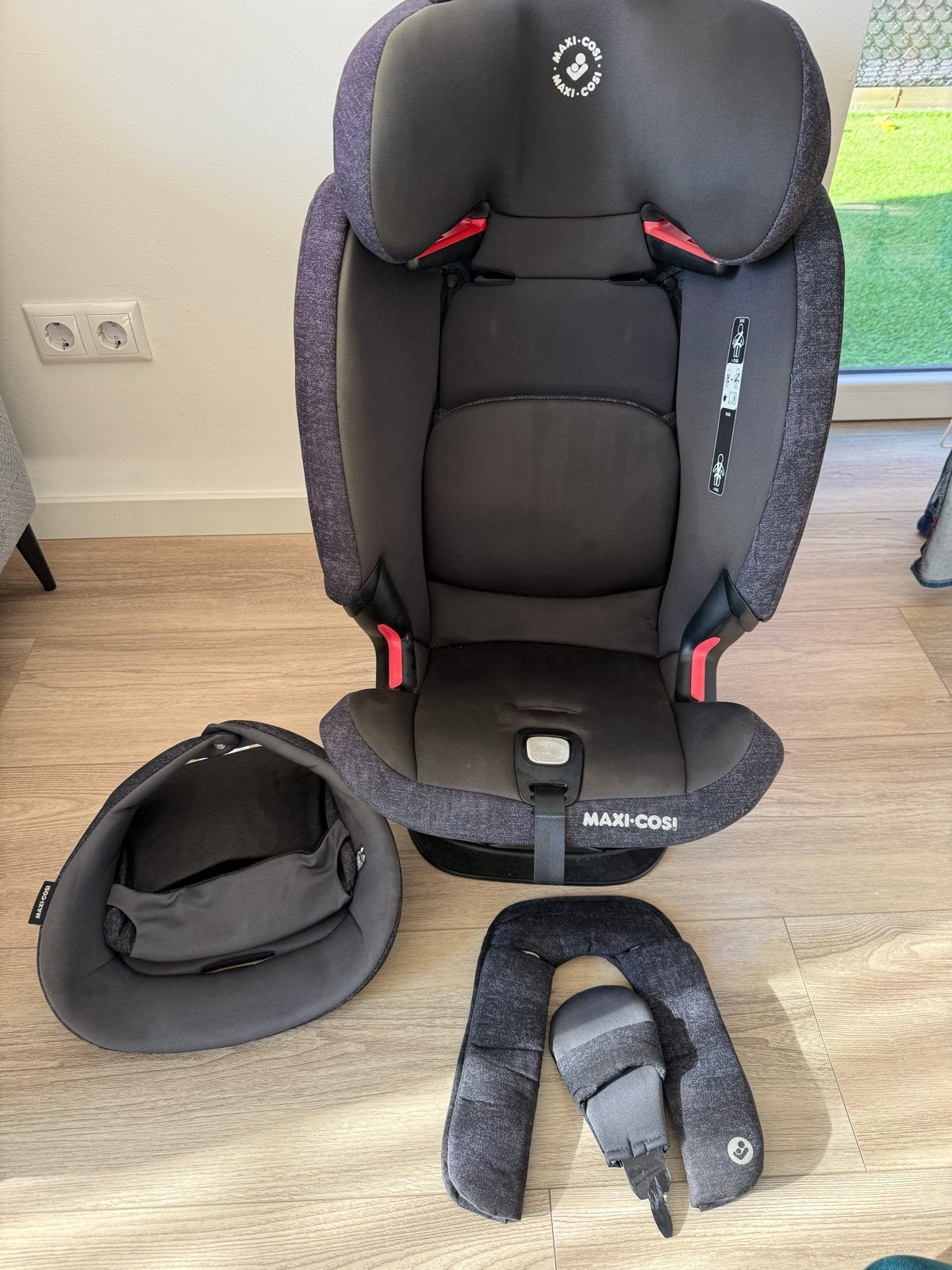 Maxi-Cosi Titan Pro autostoel 9-36 kg (aug. 2019), Kinderen en Baby's, Ophalen, Gebruikt, Verstelbare rugleuning, 9 t/m 36 kg
