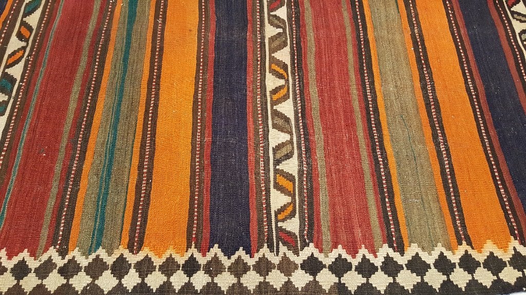 Perzisch tapijt Meskin kelim/Vloerkleed/Loper/Kussen 297x157, Www.simatapijten.nl, 150 tot 200 cm, 200 cm of meer, Ophalen of Verzenden