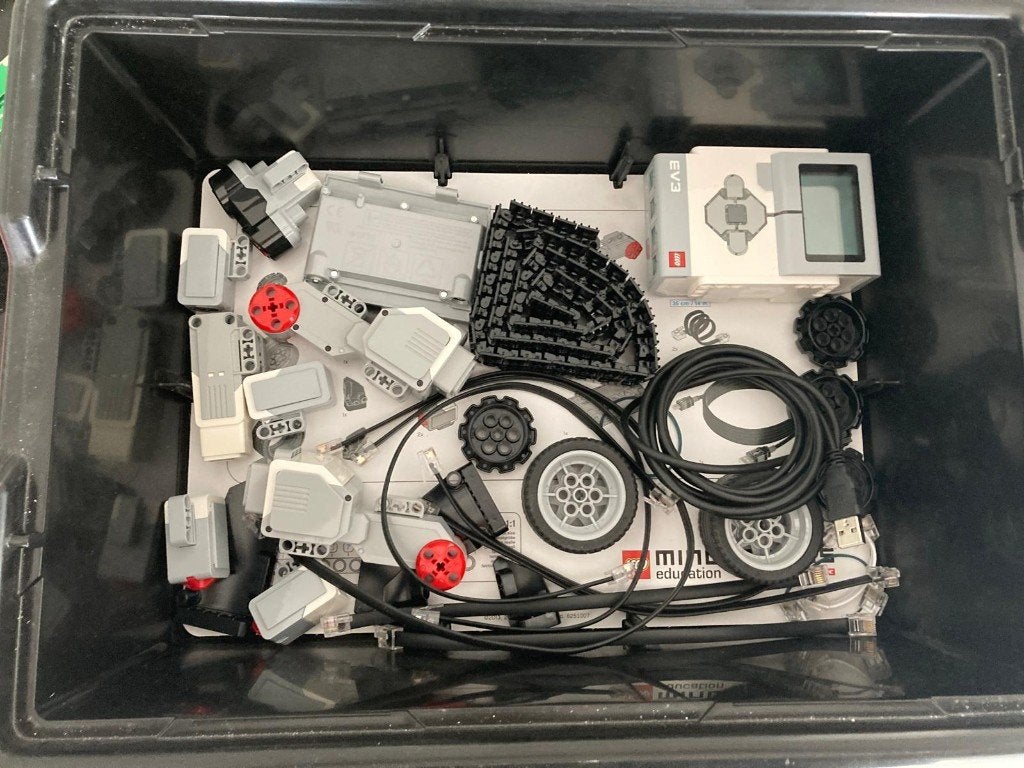 LEGO Mindstorms Education EV3 45544, Lego, Ophalen of Verzenden, Zo goed als nieuw, Complete set