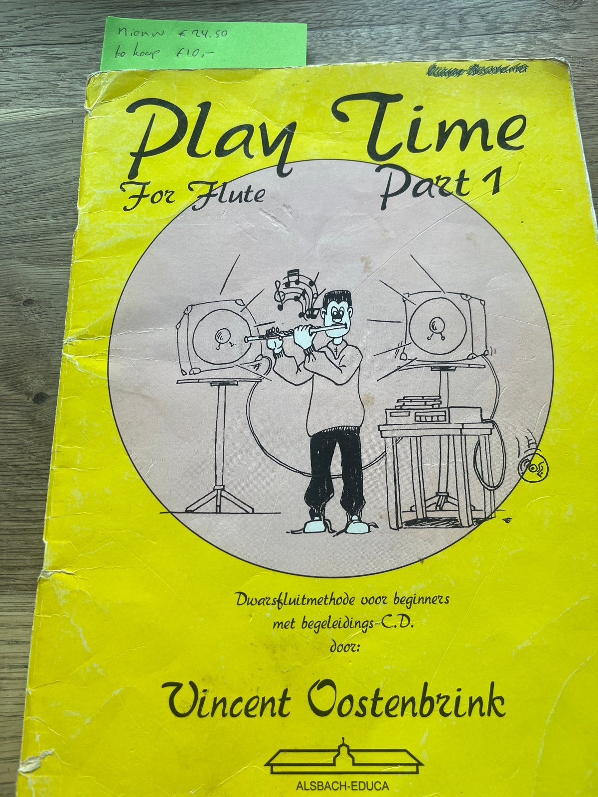 Play Time For Flute Part 1 - Dwarsfluitmethode beginners, Gebruikt, Overige genres, Les of Cursus, Dwarsfluit of Piccolo