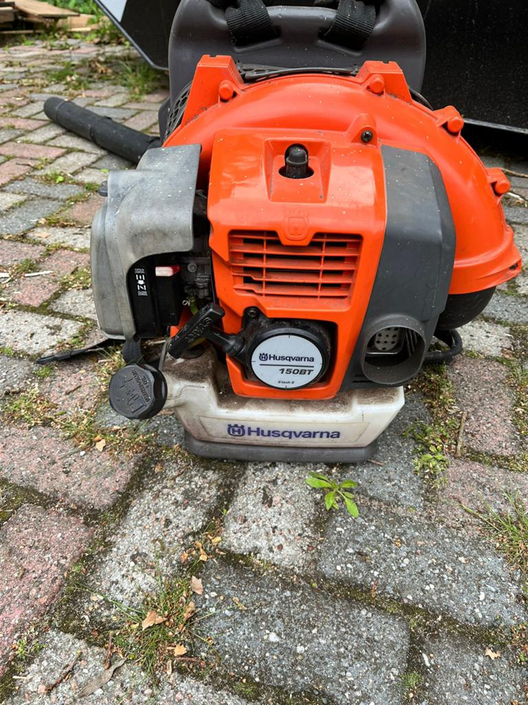 Bladblazer, Tuin en Terras, Bladblazers, Ophalen, Gebruikt, Benzine