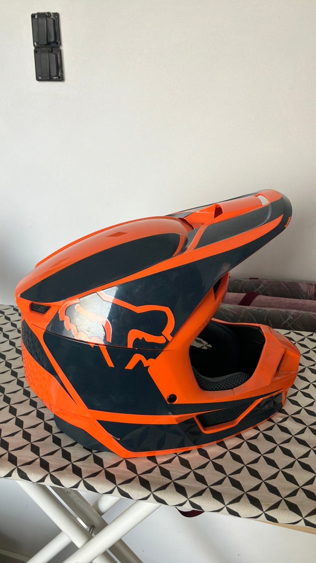 Cross helm s fox, Motoren, Ophalen, Tweedehands, Offroadhelm, Overige merken