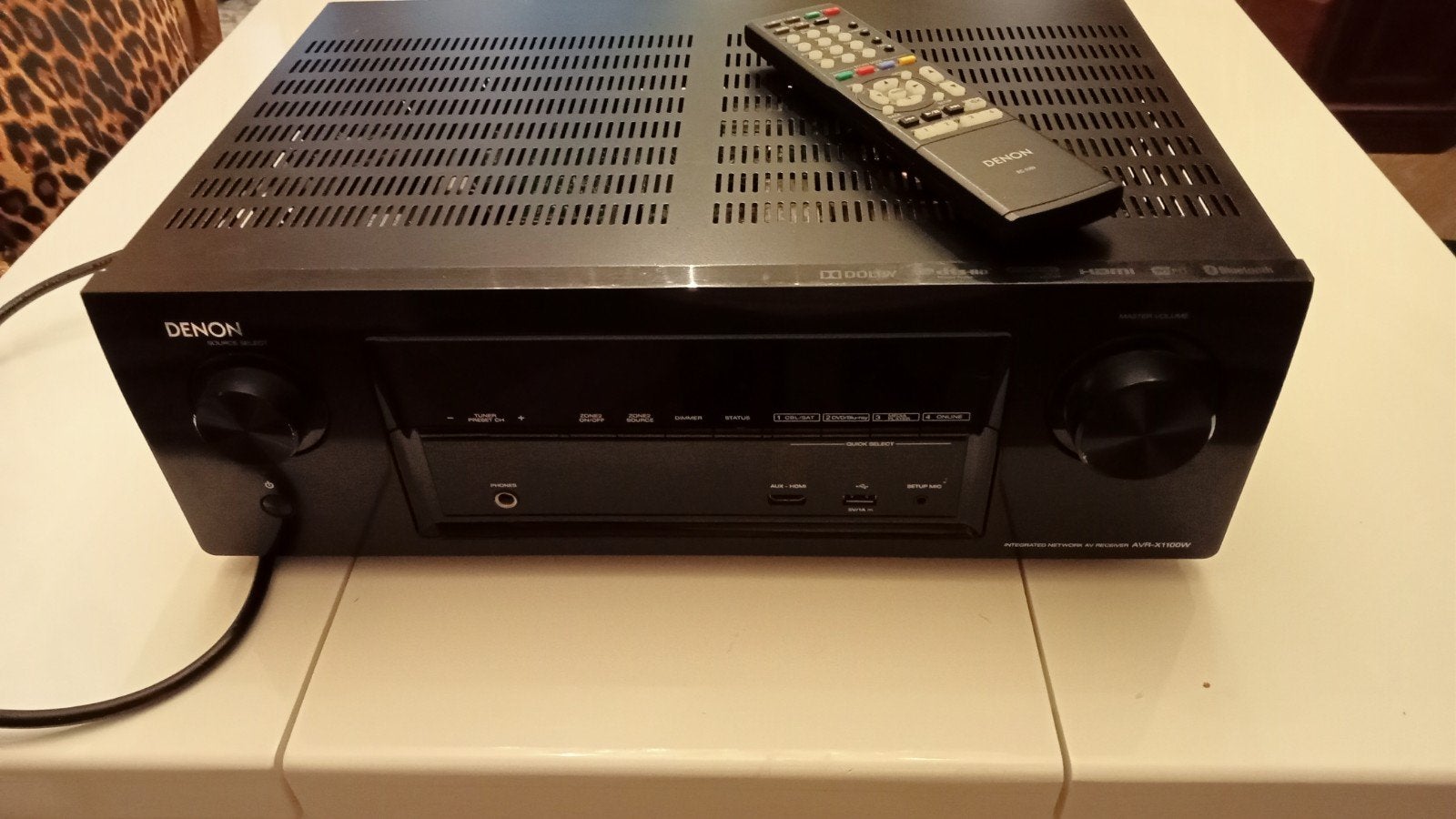 Denon AVR-X1100W receiver - defect voor onderdelen/reparatie, Ophalen of Verzenden