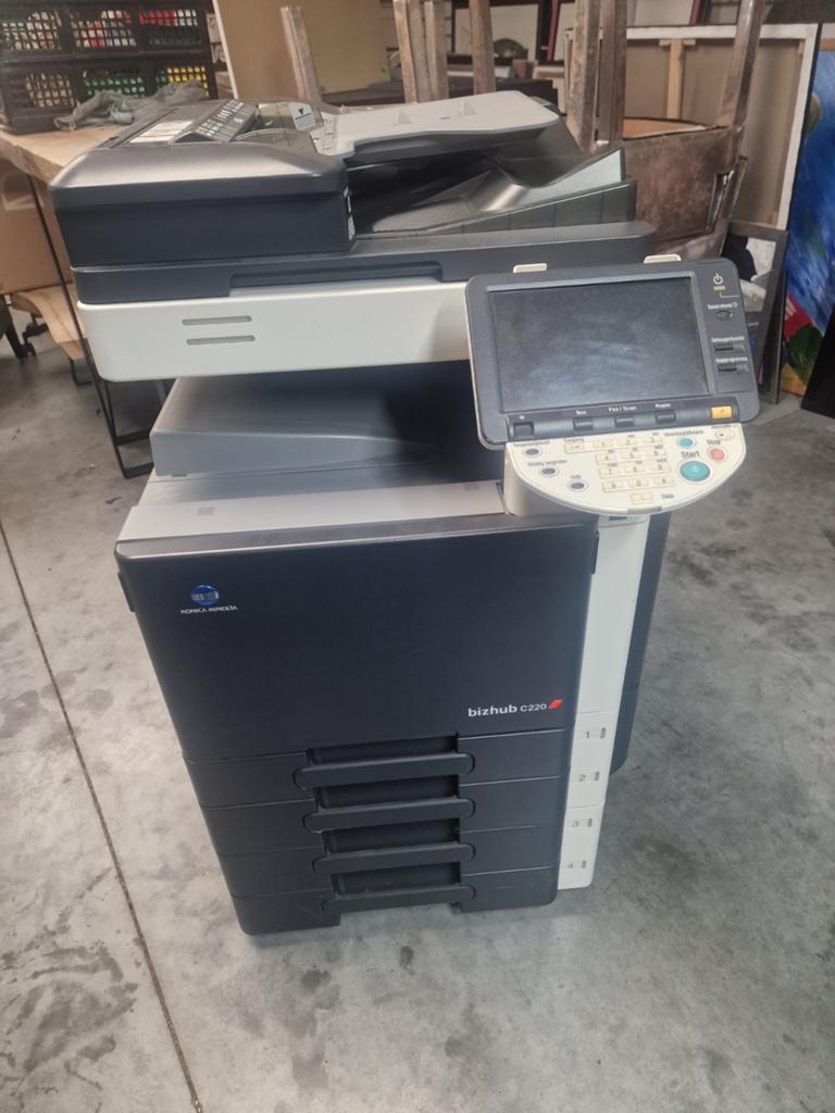 Konica Minolta bizhub C220 All-in-one Printer, Computers en Software, Printers, Gebruikt, All-in-one, Laserprinter, Kleur printen