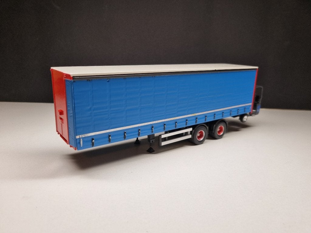 Tekno tautline city oplegger 1 stuuras + Terberg Kinglifter, Hobby en Vrije tijd, Modelauto's | 1:50, Ophalen of Verzenden, Gebruikt
