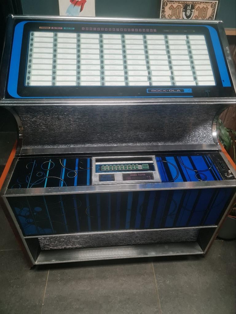 Zeer nette Rock-Ola 448 Jukebox, Ophalen of Verzenden, Zo goed als nieuw, 1970 tot heden, Rock Ola