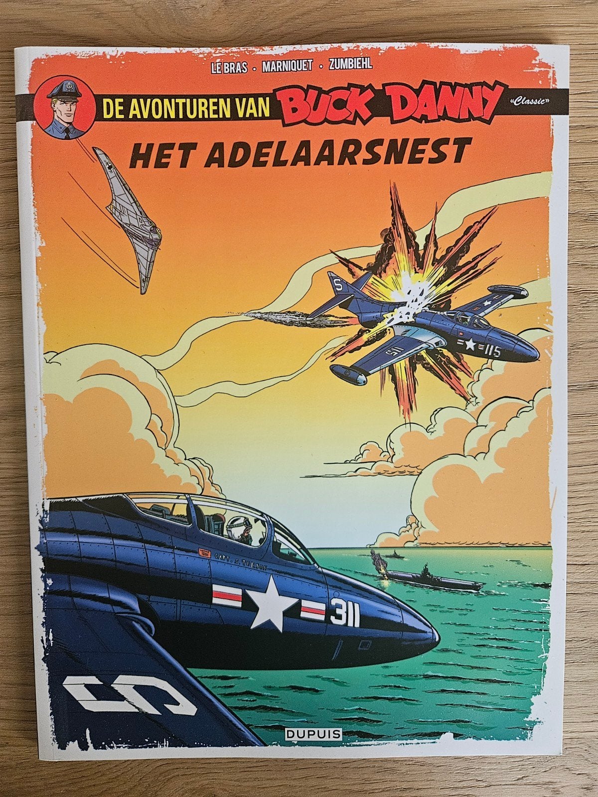 Buck Danny - Het Adelaarsnest (Classic), Eén stripboek, Ophalen of Verzenden, Zo goed als nieuw, Le Bras, Marniquet, Zumbiehl
