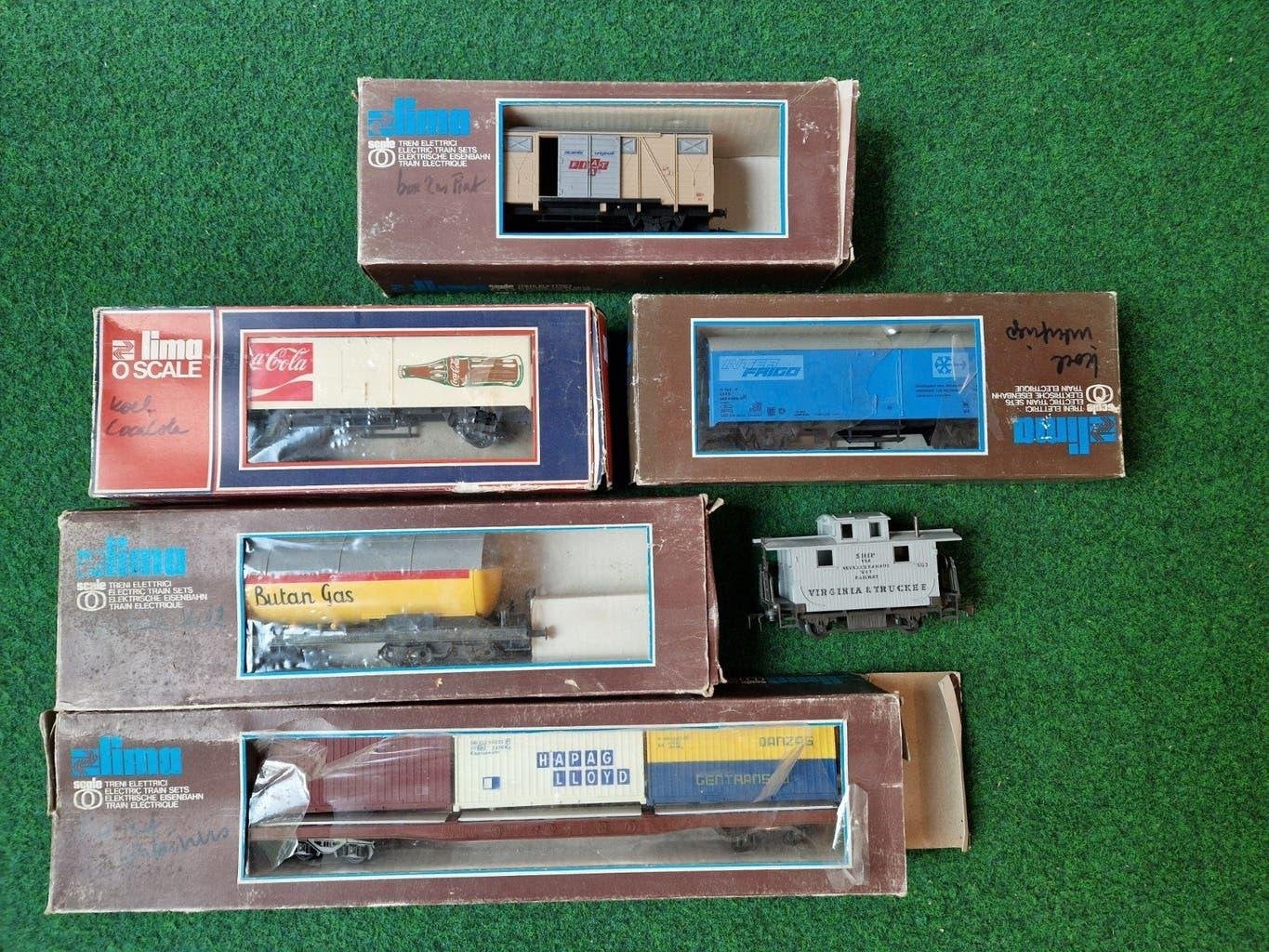 Lima O-schaal wagons en onderdelen - Diverse modellen, Gebruikt, Gelijkstroom, Wagon, Ophalen of Verzenden