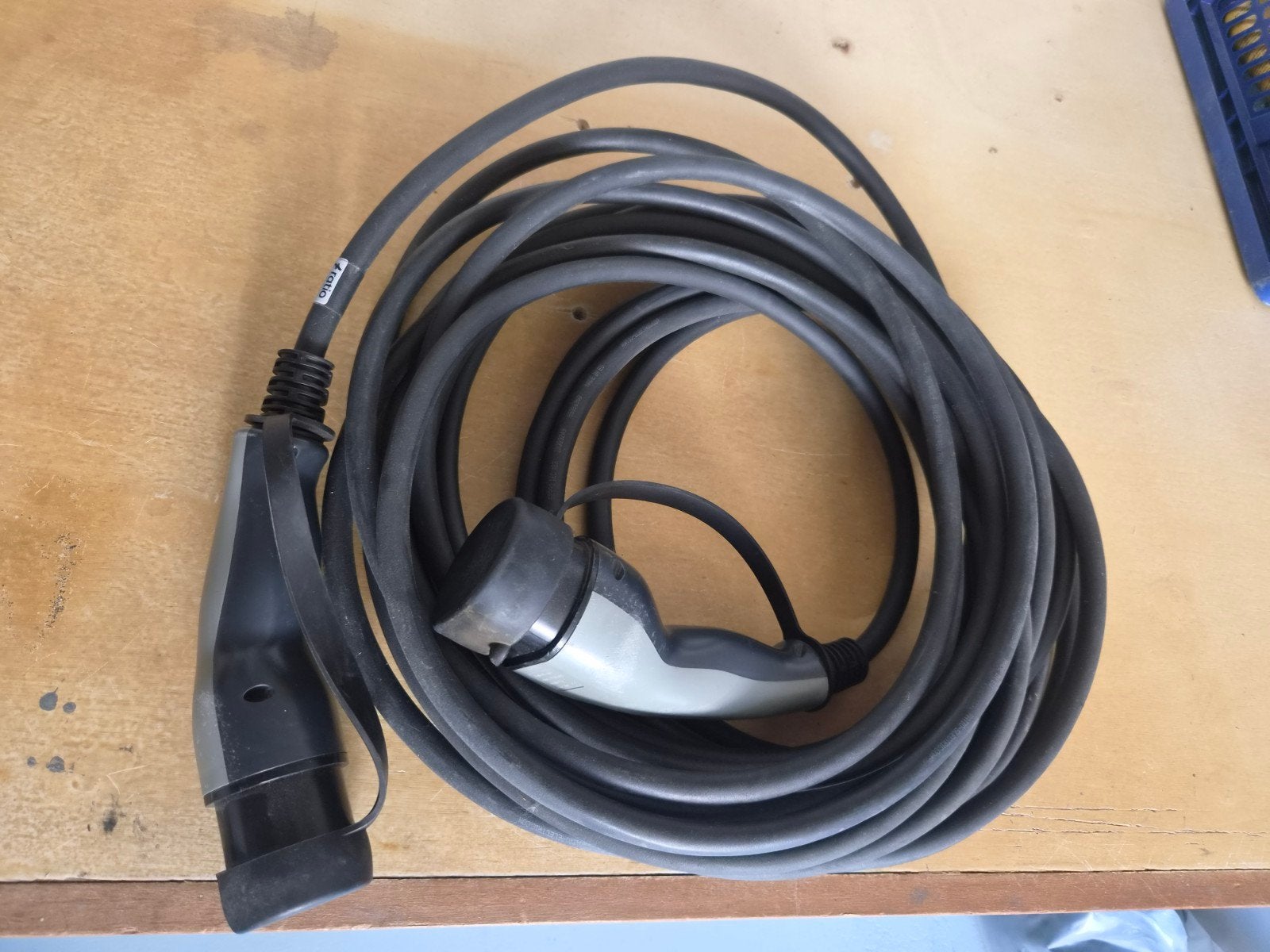 Ratio Laadkabel Type 2 naar Type 2 - 15m, 11kW, 3-fase, Auto diversen, Laadpalen, Ophalen of Verzenden, Zo goed als nieuw, Laadkabel