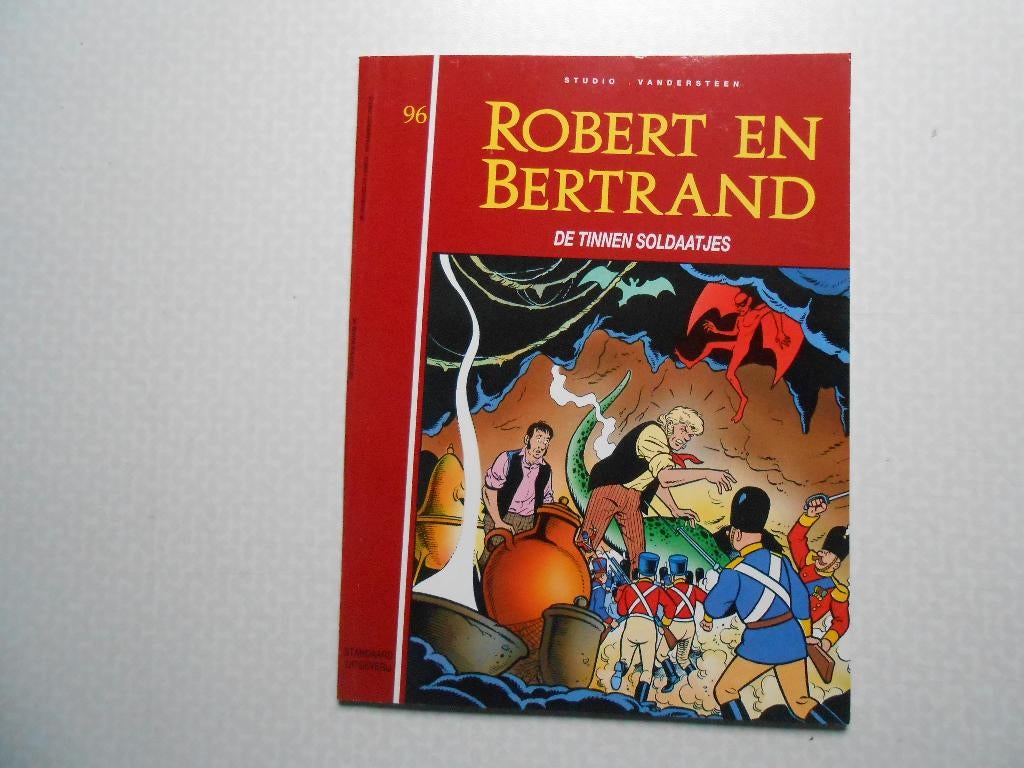Robert en Bertrand 96 De tinnen soldaatjes 1992 Misdruk 1ste, Boeken, Willy Vandersteen, Eén stripboek, Nieuw, Ophalen of Verzenden