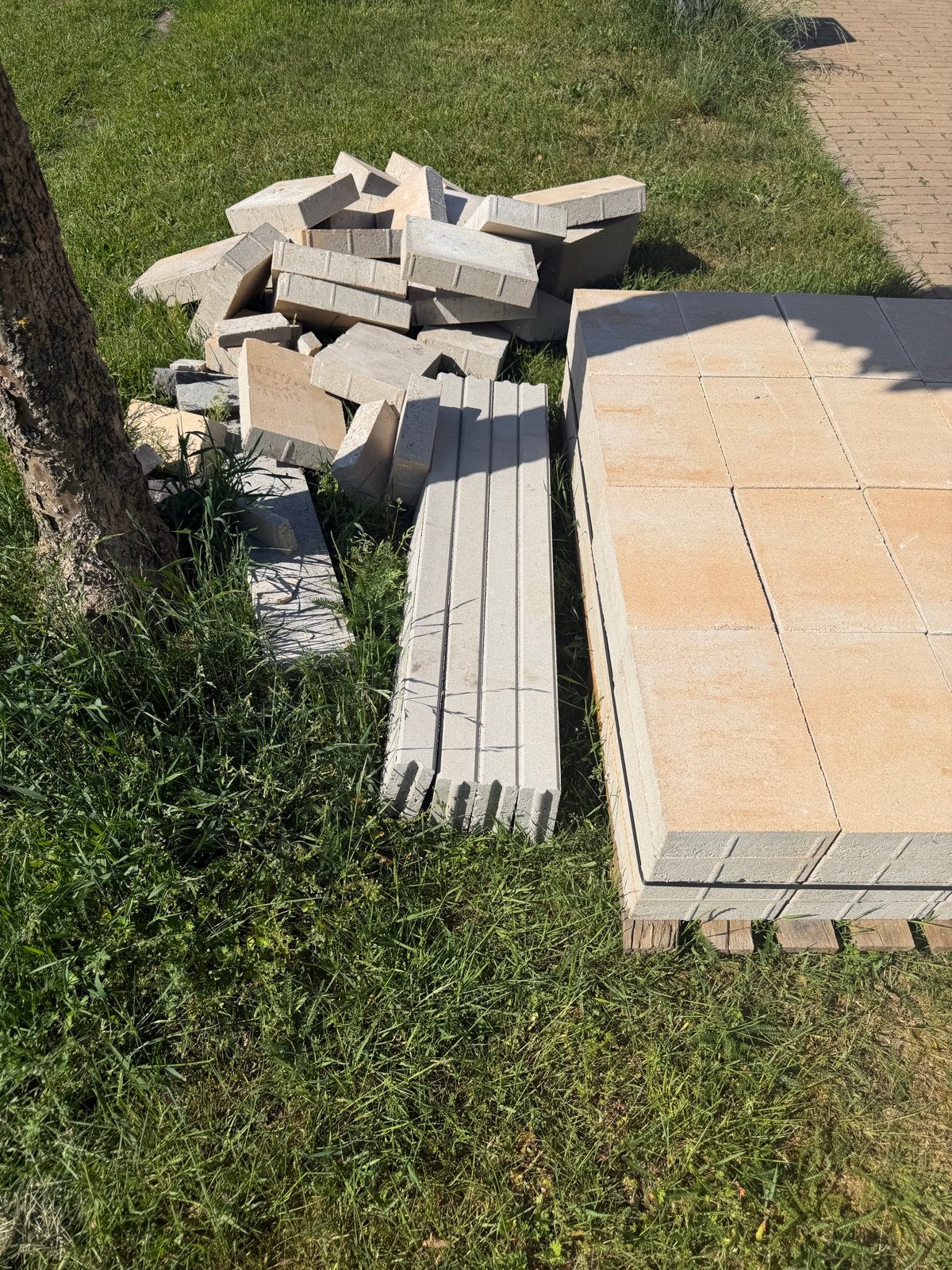 Stenen/tegels terrastegels gecoat 20 x 30 x6 NIEUW!, Tuin en Terras, Tegels en Klinkers, Ophalen, Nieuw, 5 tot 10 m², Beton