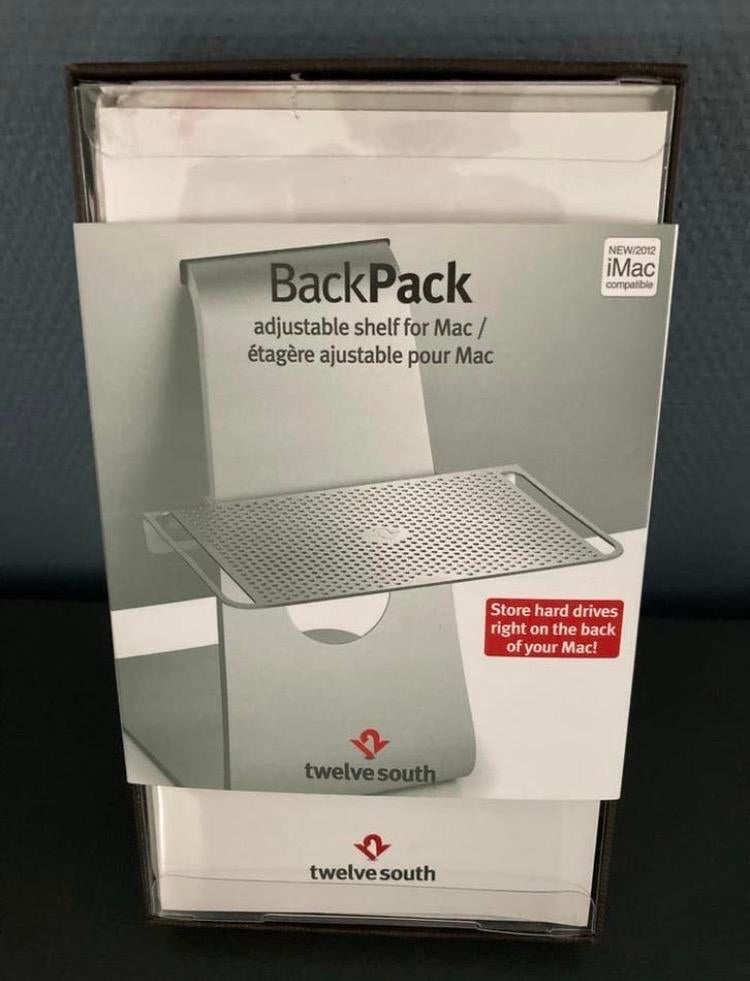 Twelve South BackPack verstelbare plank voor Mac/iMac, Computers en Software, Overige Computers en Software, Nieuw, Ophalen of Verzenden