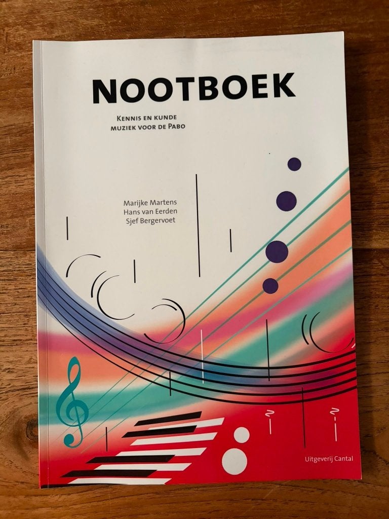 Nootboek PABO, Marijke Martens, Hans van Eerden, Sjef Bergervoet, Ophalen of Verzenden, Zo goed als nieuw, Muziek