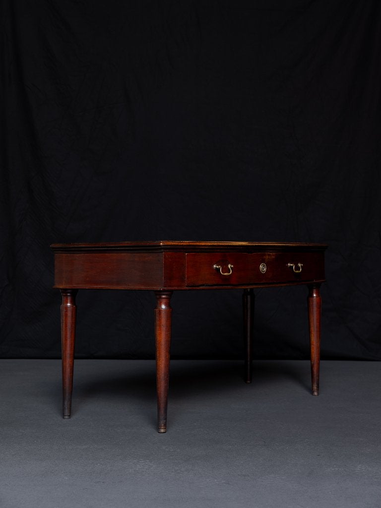 Antieke Serveertafel Sidetable Desk met Lade Mahoniehout, Ophalen