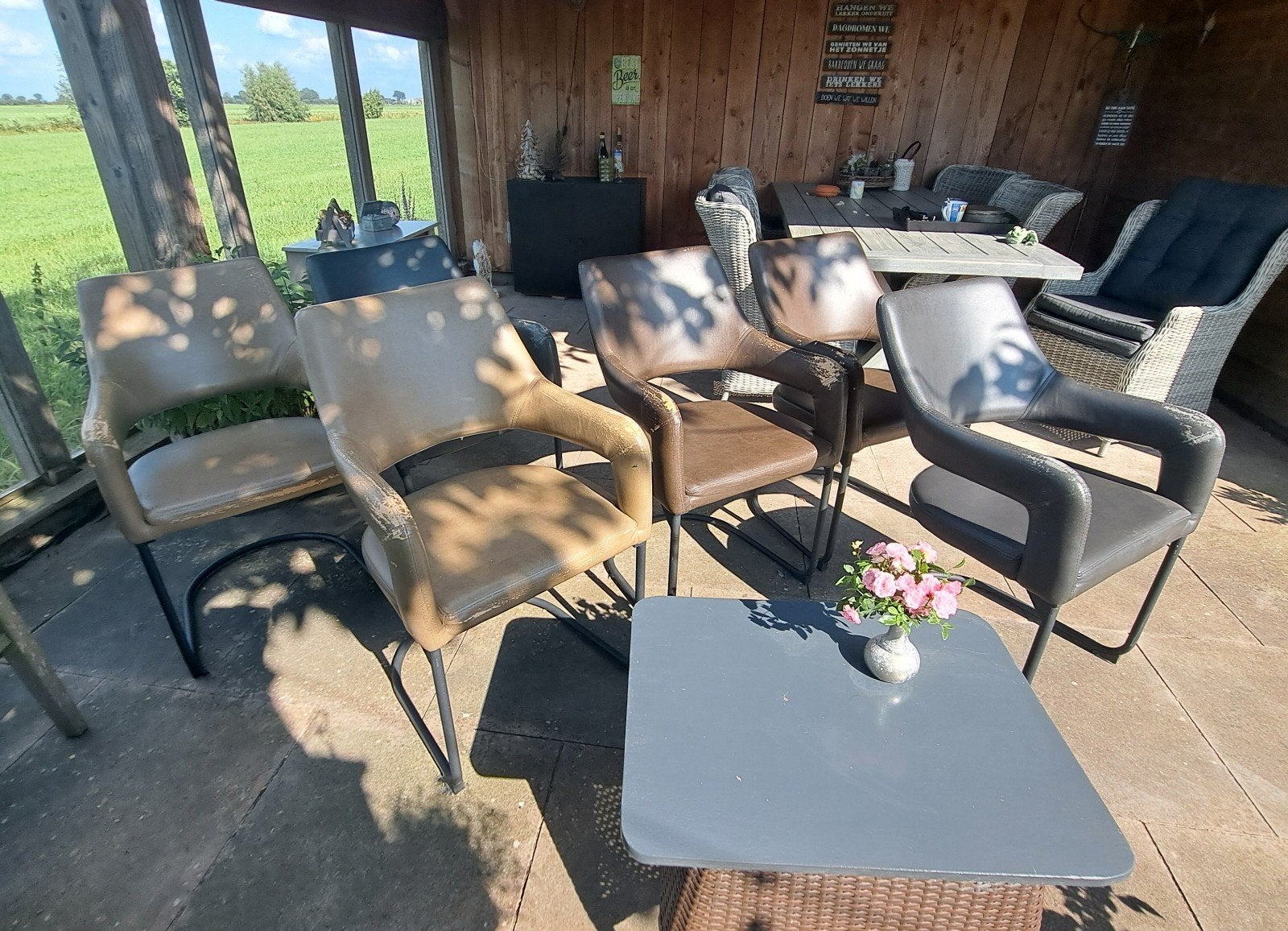 6 eetkamer stoelen, Ophalen of Verzenden, Gebruikt