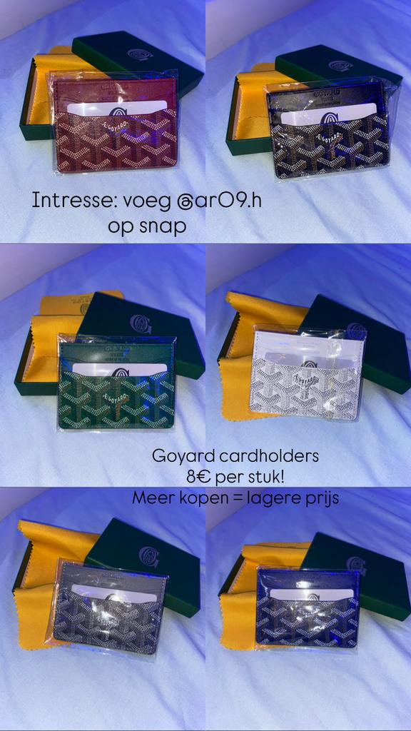 Goyard cardholder bulk voor reselling, Ophalen of Verzenden, Zo goed als nieuw, Overige kleuren, Overige merken